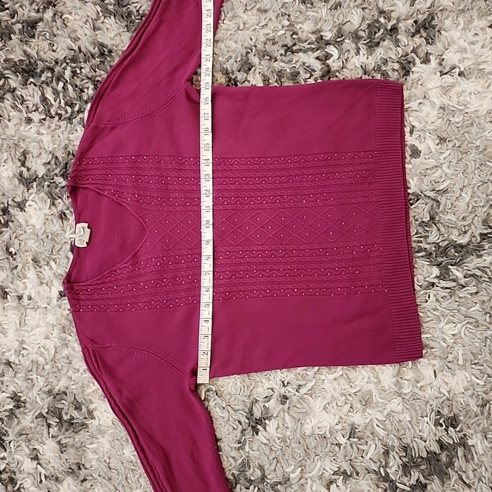 Classic Elements Acrylic Solid Sweaters For Women… - image 6